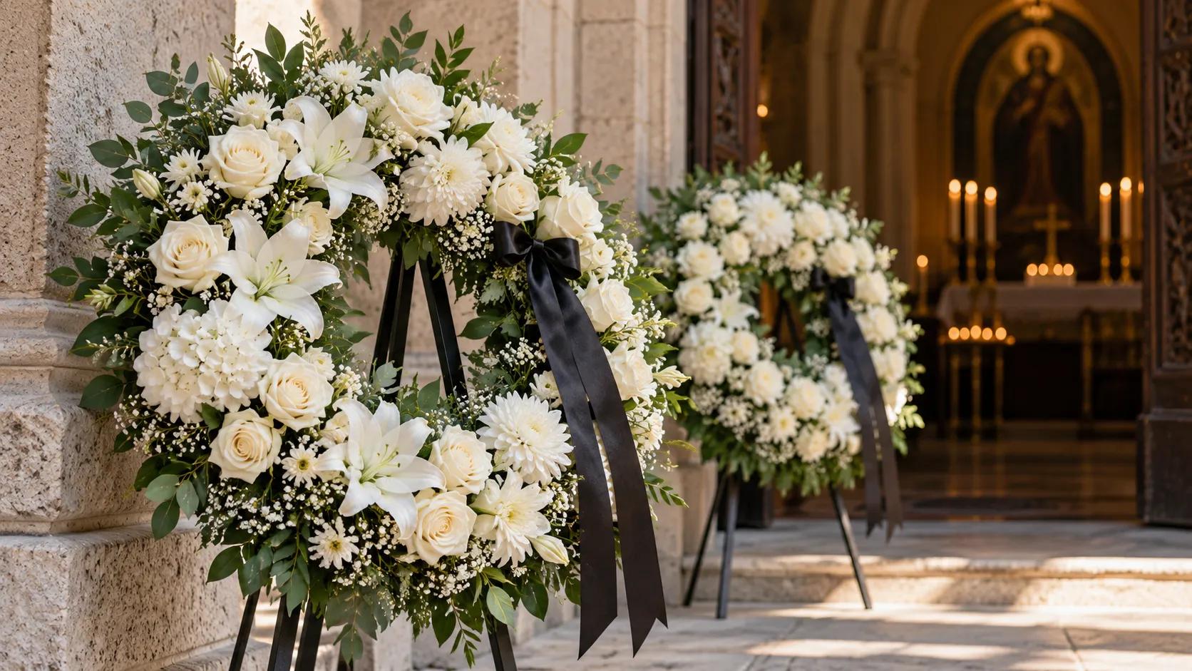 The meaning and symbolism of wreaths.How and where to order funeral wreaths?